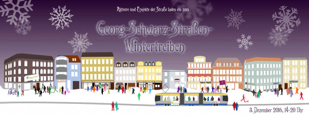 2. Georg-Schwarz-Straßen-Wintertreiben im Antiquariat